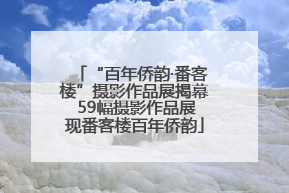 “百年侨韵·番客楼”摄影作品展揭幕 59幅摄影作品展现番客楼百年侨韵