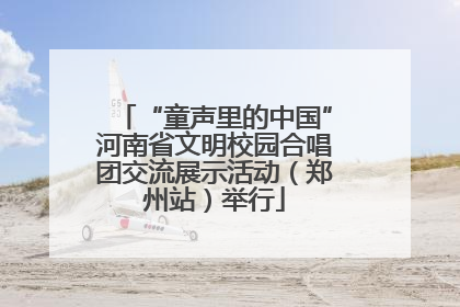“童声里的中国”河南省文明校园合唱团交流展示活动（郑州站）举行