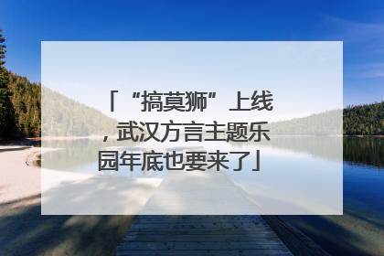 “搞莫狮”上线，武汉方言主题乐园年底也要来了