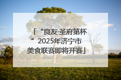 “良友·圣府第杯”2025年济宁市美食联赛即将开赛