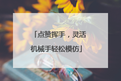 点赞挥手，灵活机械手轻松模仿
