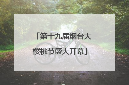 第十九届烟台大樱桃节盛大开幕
