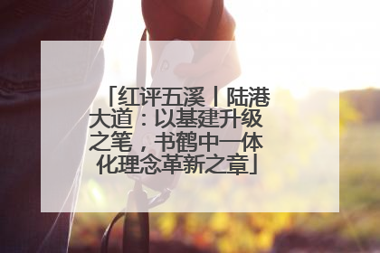 红评五溪丨陆港大道：以基建升级之笔，书鹤中一体化理念革新之章