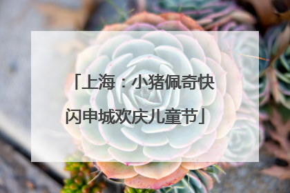 上海：小猪佩奇快闪申城欢庆儿童节