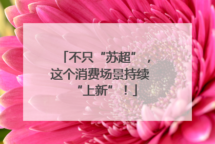 不只“苏超”，这个消费场景持续“上新”！