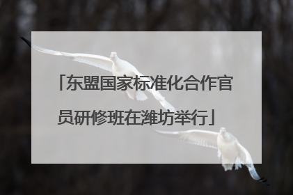 东盟国家标准化合作官员研修班在潍坊举行