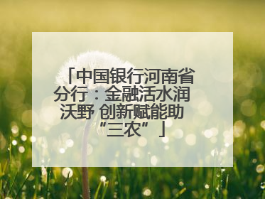 中国银行河南省分行：金融活水润沃野 创新赋能助“三农”