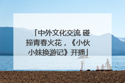 中外文化交流 碰撞青春火花，《小伙小妹换游记》开播