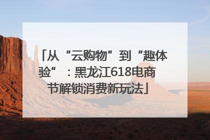 从“云购物”到“趣体验”：黑龙江618电商节解锁消费新玩法