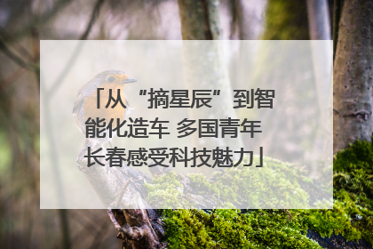 从“摘星辰”到智能化造车 多国青年长春感受科技魅力