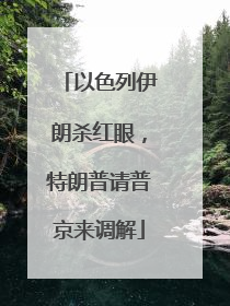 以色列伊朗杀红眼，特朗普请普京来调解