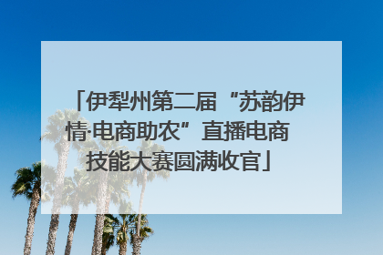 伊犁州第二届“苏韵伊情·电商助农”直播电商技能大赛圆满收官