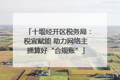 十堰经开区税务局：税宣赋能 助力网络主播算好“合规账”
