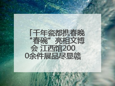 千年瓷都携春晚“春碗”亮相文博会 江西馆2000余件展品尽显赣鄱文化魅力