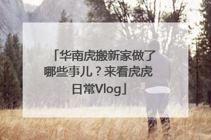 华南虎搬新家做了哪些事儿？来看虎虎日常Vlog