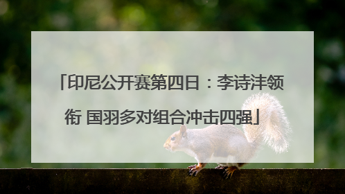 印尼公开赛第四日：李诗沣领衔 国羽多对组合冲击四强