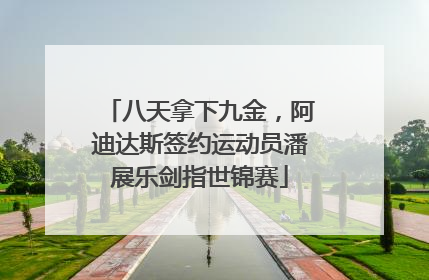 八天拿下九金，阿迪达斯签约运动员潘展乐剑指世锦赛