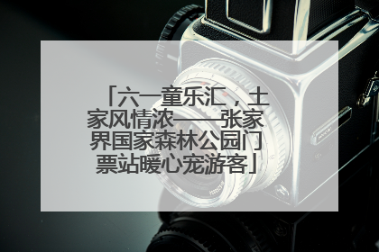 六一童乐汇，土家风情浓——张家界国家森林公园门票站暖心宠游客
