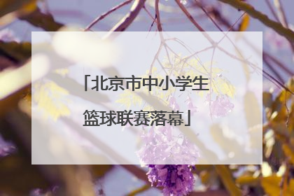 北京市中小学生篮球联赛落幕