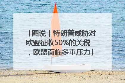 图说｜特朗普威胁对欧盟征收50%的关税，欧盟面临多重压力