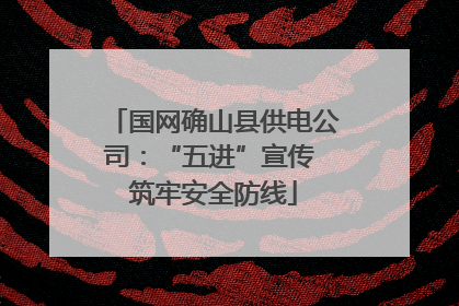国网确山县供电公司：“五进”宣传 筑牢安全防线