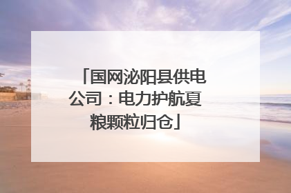 国网泌阳县供电公司：电力护航夏粮颗粒归仓