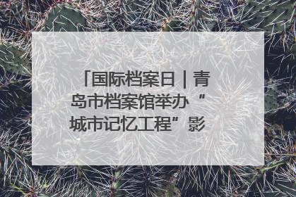 国际档案日｜青岛市档案馆举办“城市记忆工程”影像记录百姓讲堂