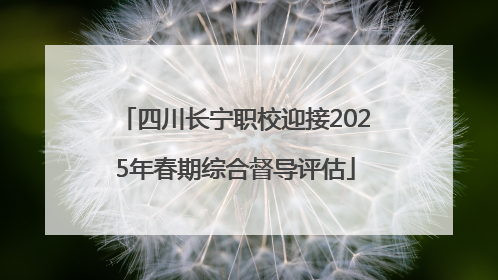 四川长宁职校迎接2025年春期综合督导评估