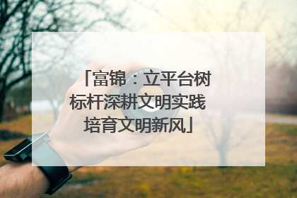 富锦：立平台树标杆深耕文明实践培育文明新风