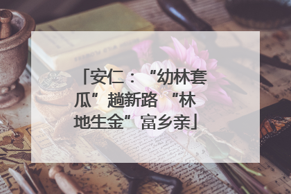 安仁：“幼林套瓜”趟新路 “林地生金”富乡亲