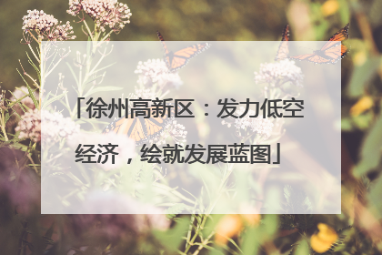 徐州高新区：发力低空经济，绘就发展蓝图