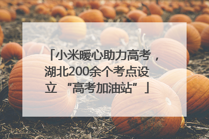 小米暖心助力高考，湖北200余个考点设立 “高考加油站”