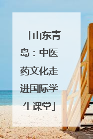 山东青岛：中医药文化走进国际学生课堂