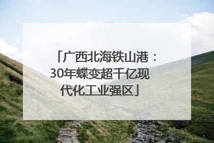 广西北海铁山港：30年蝶变超千亿现代化工业强区