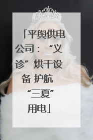 平舆供电公司：“义诊”烘干设备 护航 “三夏” 用电