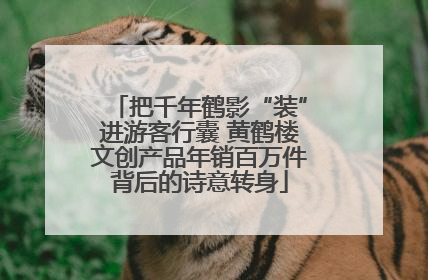 把千年鹤影“装”进游客行囊 黄鹤楼文创产品年销百万件背后的诗意转身