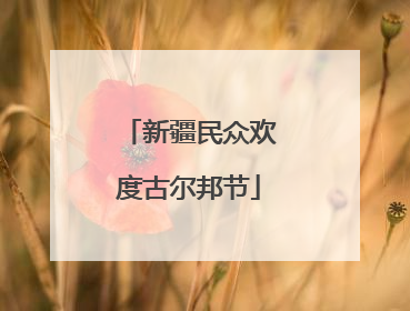 新疆民众欢度古尔邦节