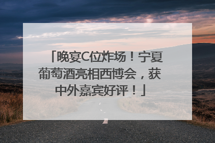 晚宴C位炸场！宁夏葡萄酒亮相西博会，获中外嘉宾好评！