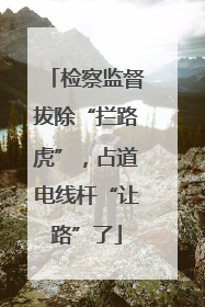 检察监督拔除“拦路虎”，占道电线杆“让路”了
