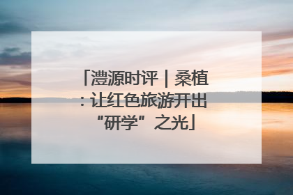 澧源时评｜桑植：让红色旅游开出“研学”之光