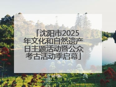 沈阳市2025年文化和自然遗产日主题活动暨公众考古活动季启幕