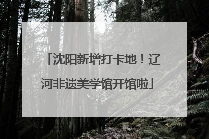 沈阳新增打卡地！辽河非遗美学馆开馆啦