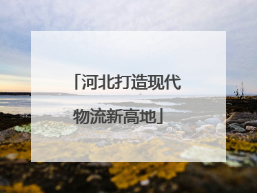 河北打造现代物流新高地