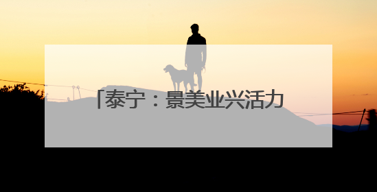 泰宁：景美业兴活力足 村强民富生活美