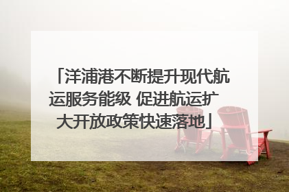 洋浦港不断提升现代航运服务能级 促进航运扩大开放政策快速落地