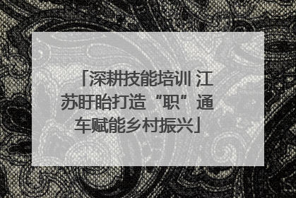 深耕技能培训 江苏盱眙打造“职”通车赋能乡村振兴