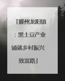 滕州龙阳镇：黑土豆产业铺就乡村振兴致富路