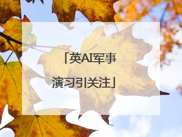 英AI军事演习引关注