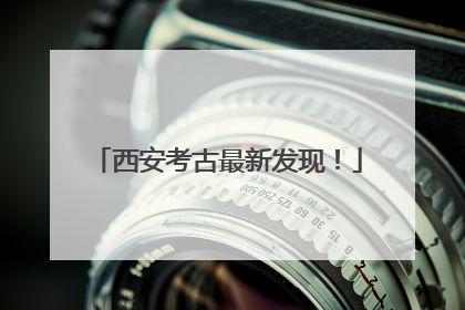 西安考古最新发现！