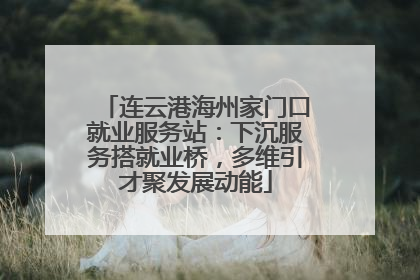 连云港海州家门口就业服务站：下沉服务搭就业桥，多维引才聚发展动能